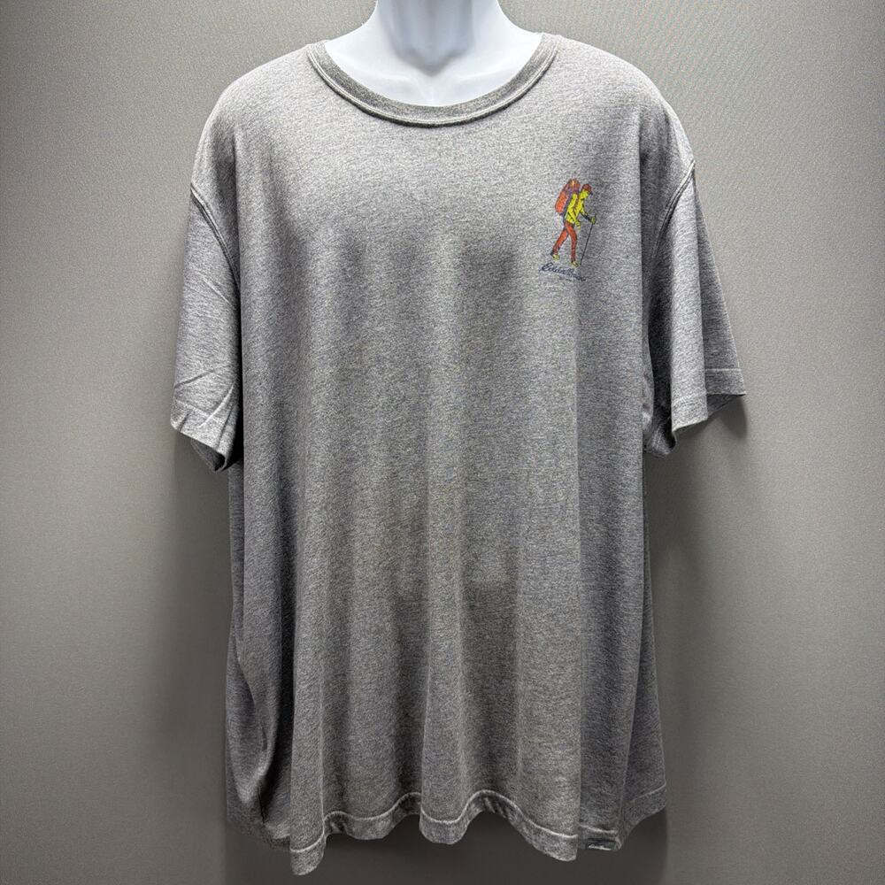 Eddie Bauer Men’s Legend Wash Guide Graphic Classic T-Shirt Color Grey Size 3XL